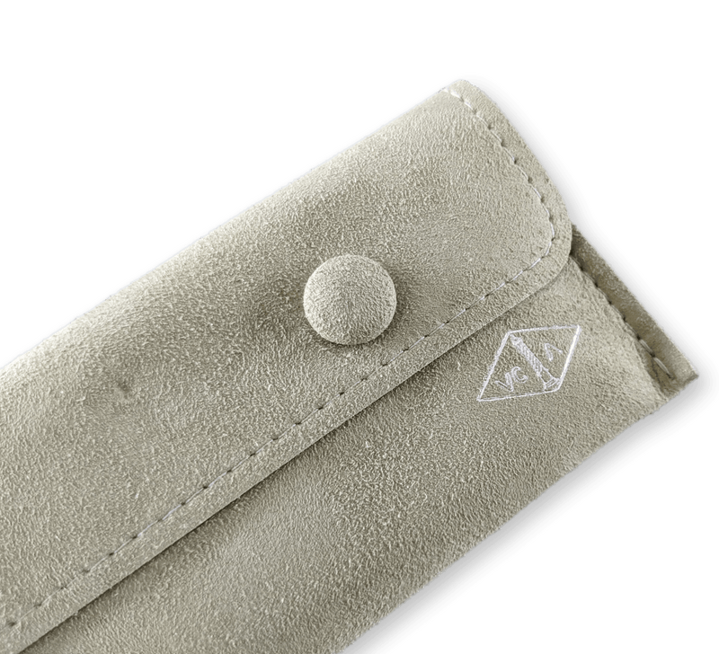 VAN CLEEF & ARPELS [10] Vintage Suede Jewelry Travel Pochette