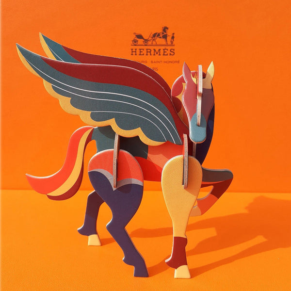 Hermes Collector's Cardboard "Pegasus" Puzzle Mobile to Create and Hang