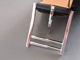 Hermes [186] Noir Calfskin Box Leather PRINCETON Complete Belt 38 MM, BNIB!