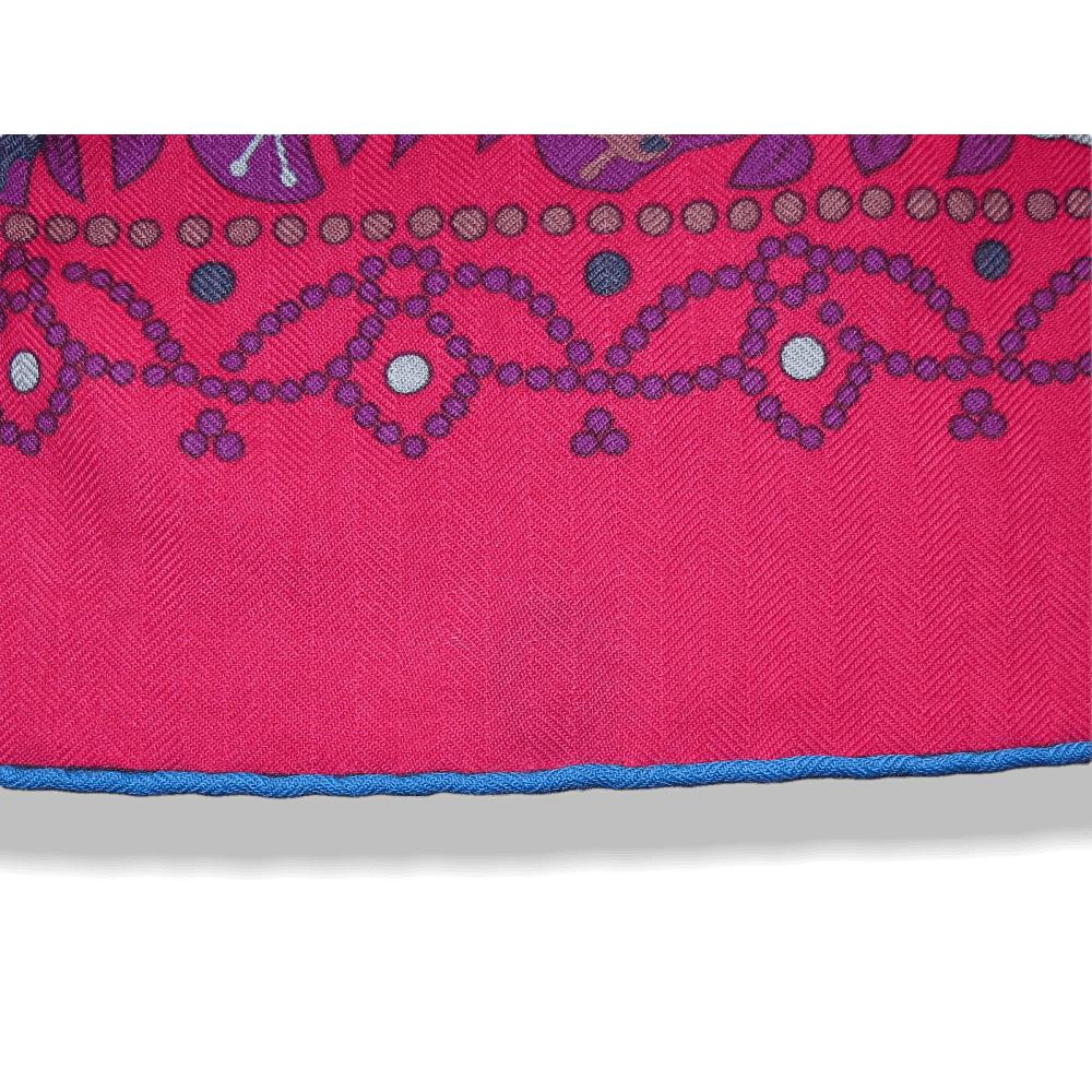 Hermes Arbre de Vie by Christine Henry Cashmere Shawl 140