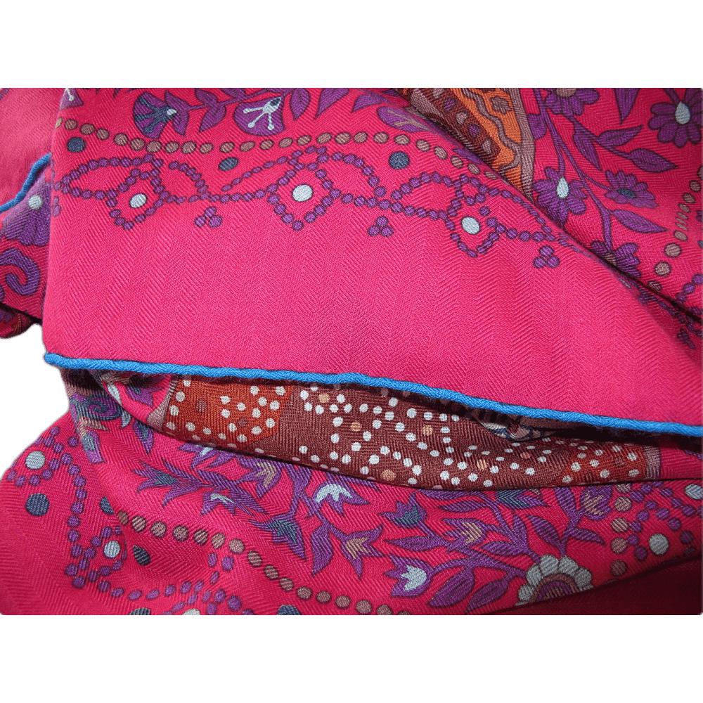 Hermes Arbre de Vie by Christine Henry Cashmere Shawl 140