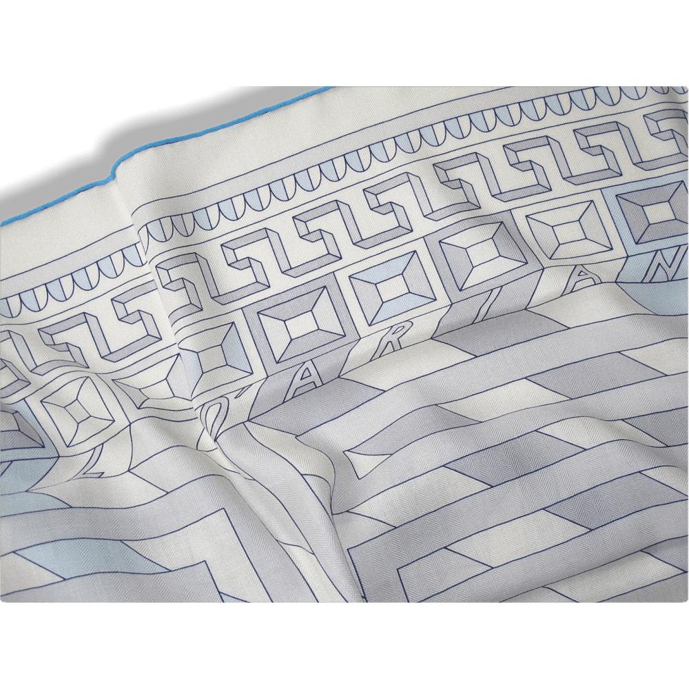 Hermes Le Fil d' Ariane N. Nidaka Cashmere Shawl