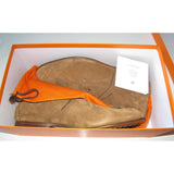 Hermes Brown Suede Men Boots Shoes Sz42,5, NIB! - poupishop