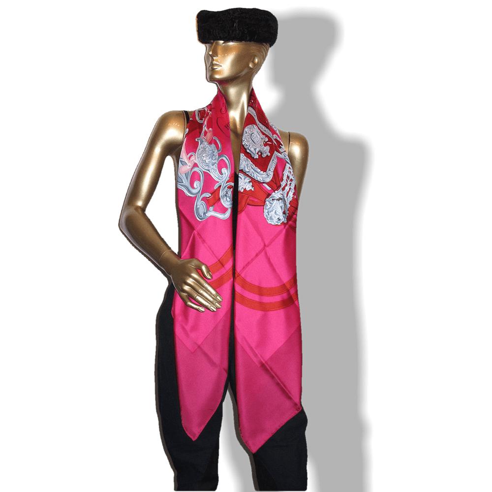  Hermes Fuchsia Red Grey Brides de Gala Twill Light 140