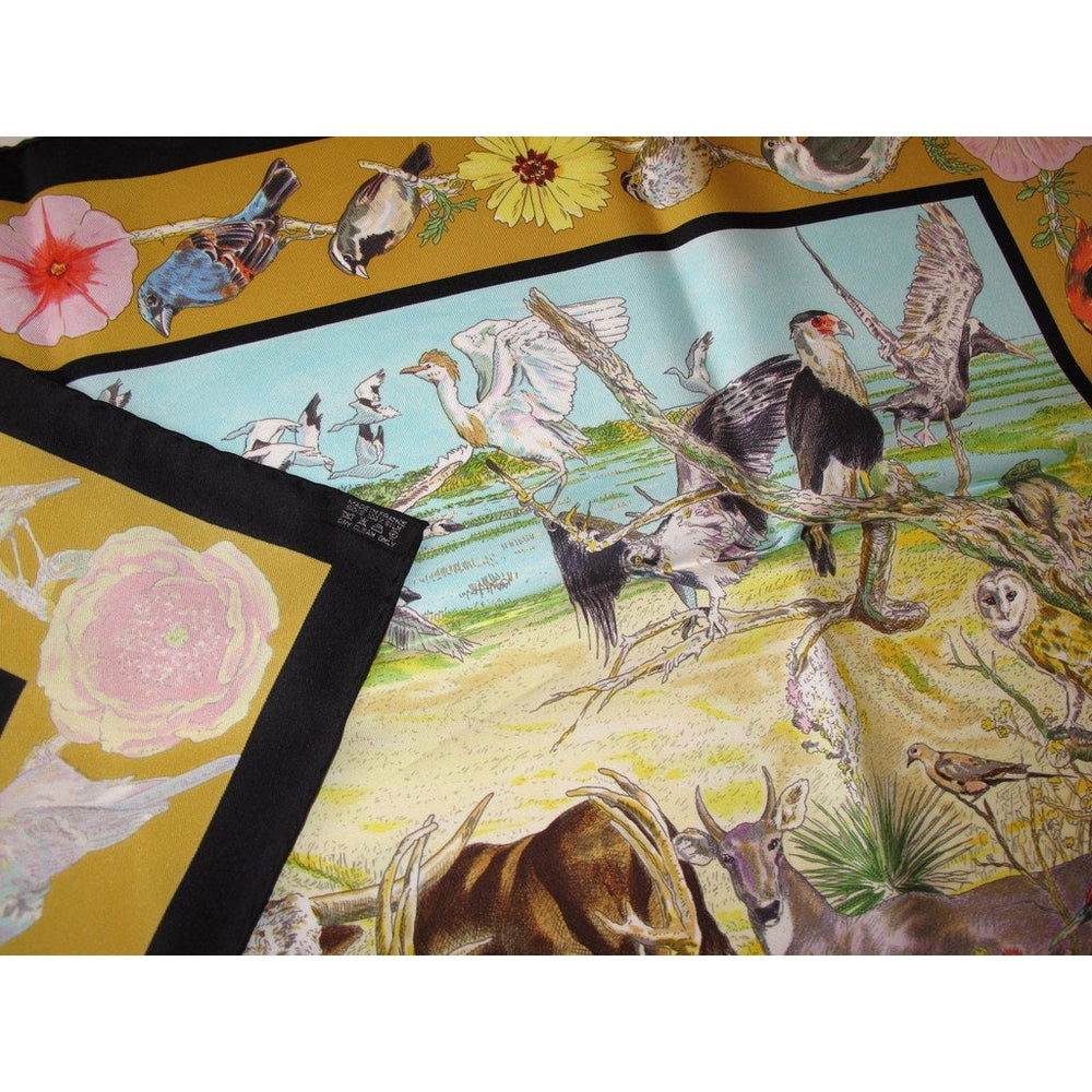 Hermes Limited 500pc Caesar Kleberg Vie Sauvage du Texas Blanc