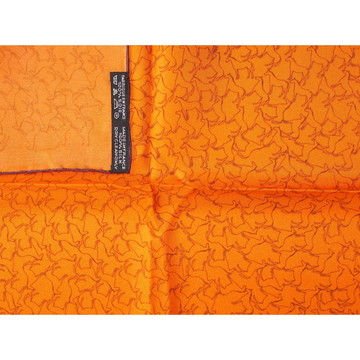 Hermes Tampons Equestres Gavroche Pocket Scarf 45