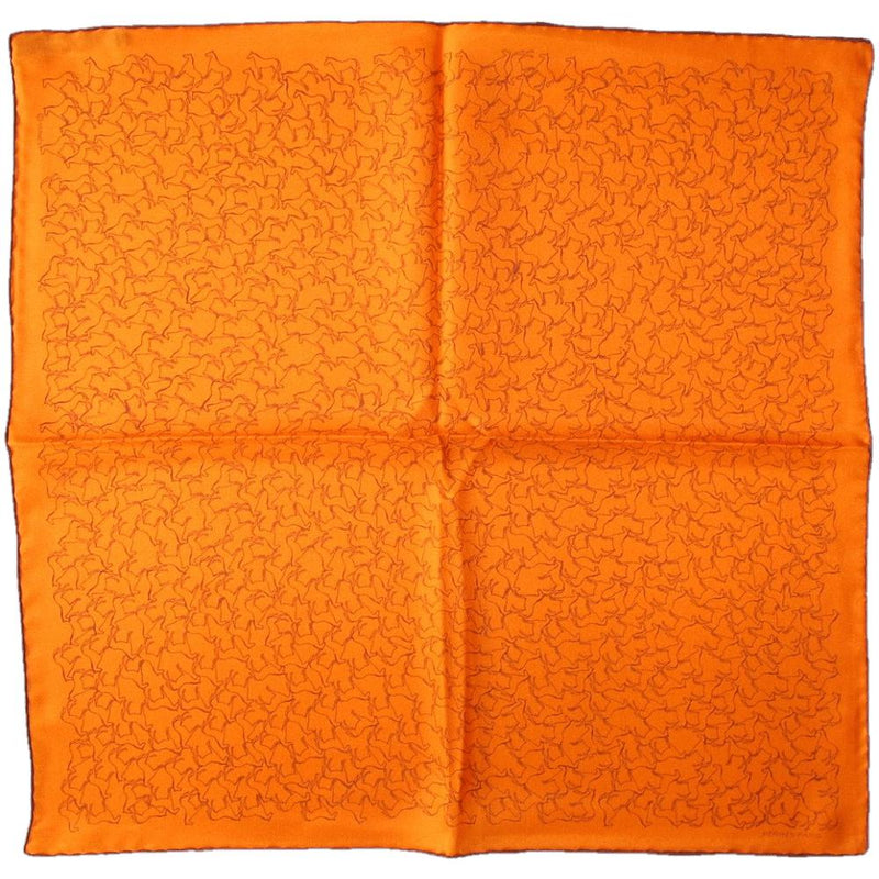 Hermes Tampons Equestres Gavroche Pocket Scarf 45