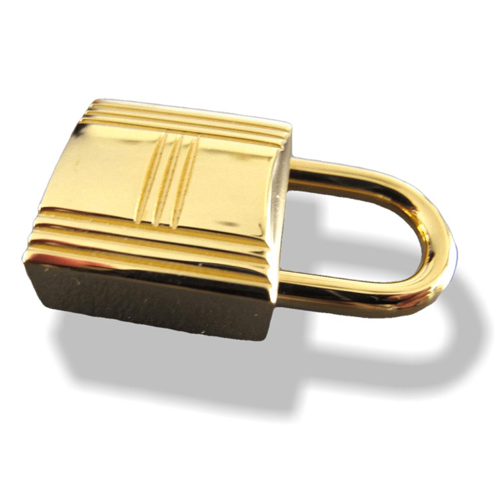 Hermes Cadena Lock 2 Keys 161 Gold Set Cadena Lock set Birkin Kelly