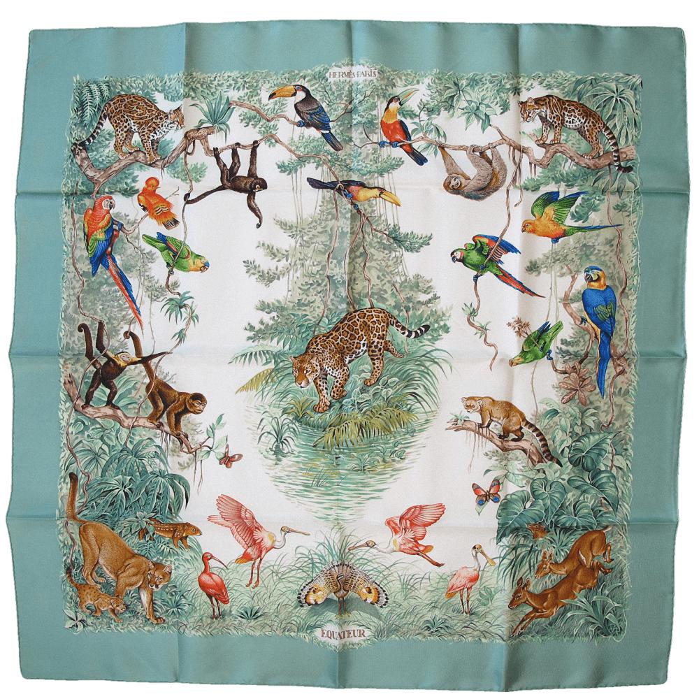 hermes equateur twill Sacrf 90cm