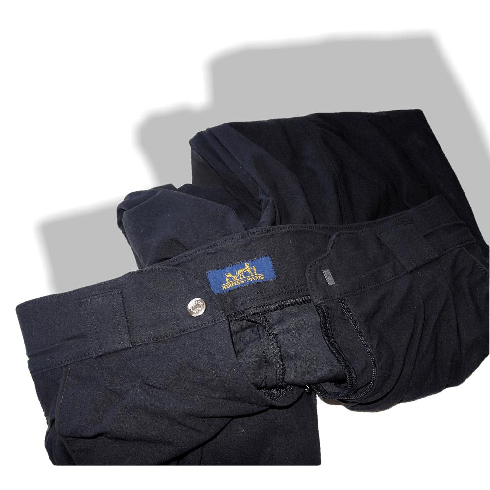 Hermes Black Ladies Horse Riding Breeches Jodhpurs