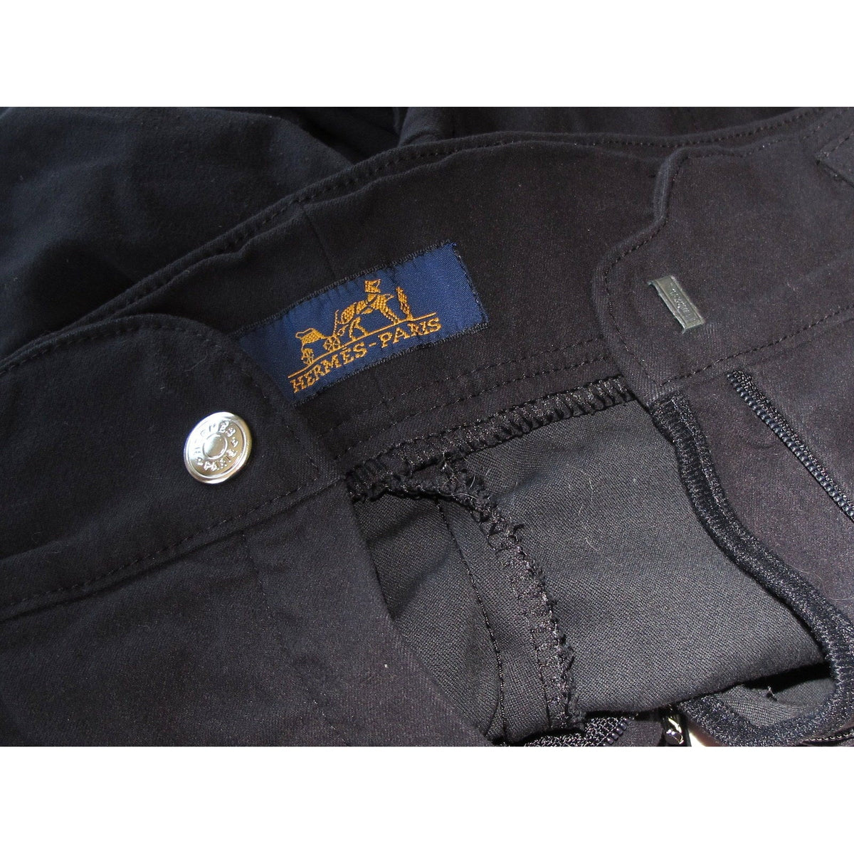 Hermes Black Ladies Horse Riding Breeches Jodhpurs