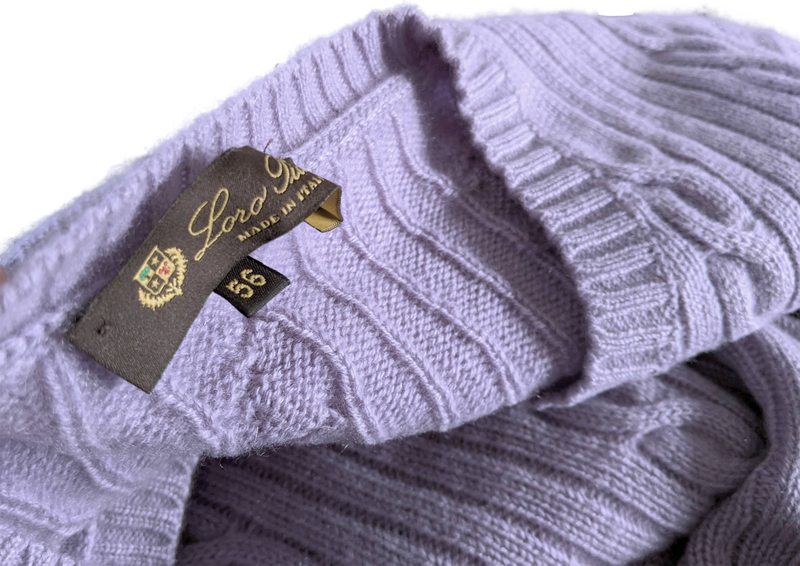 100% Cashmere V-Neck Sweater w/ Loro Piana Yarn in Grey – Wilkes & Riley