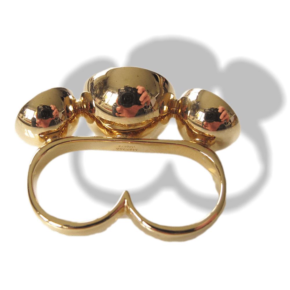 Louis Vuitton Numbered 'Coup de Poing ' Oversized Twist Band Unisex Ring