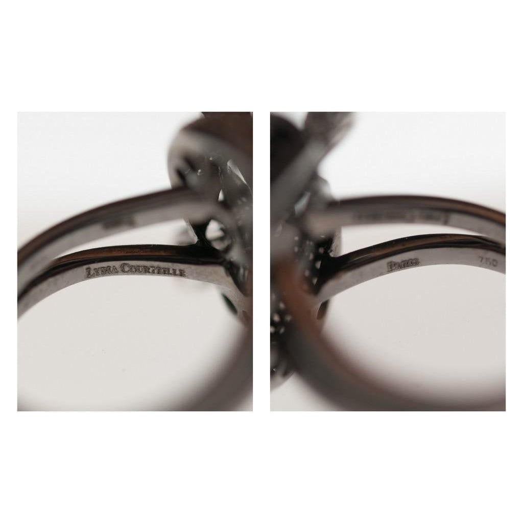 Lydia Courteille Diamonds Catacombes Vanities Skull Ring, Box! - poupishop