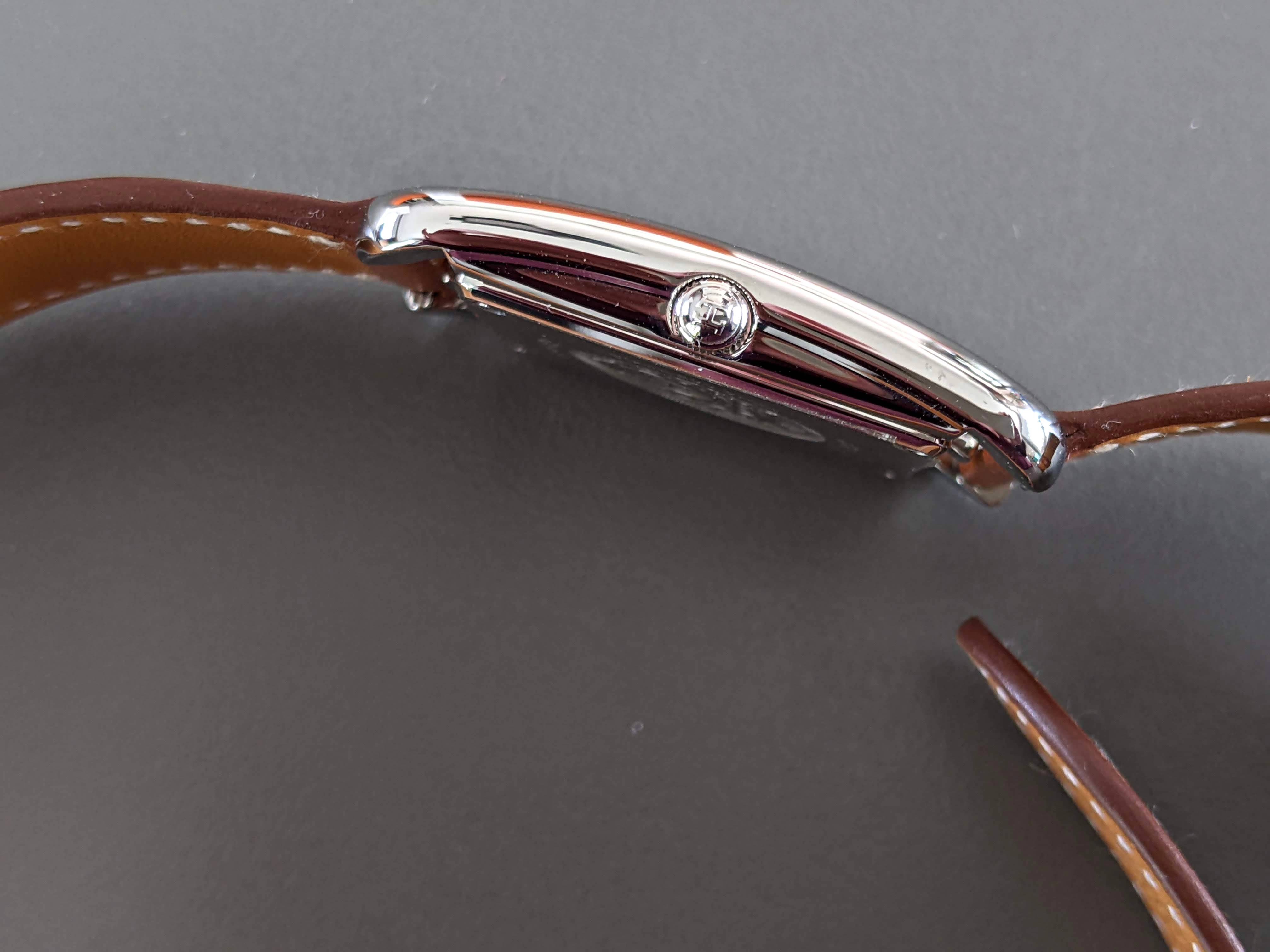 Hermes [M03] Barenia "Double Tour Cape Cod" Watch Large Model 37 mm