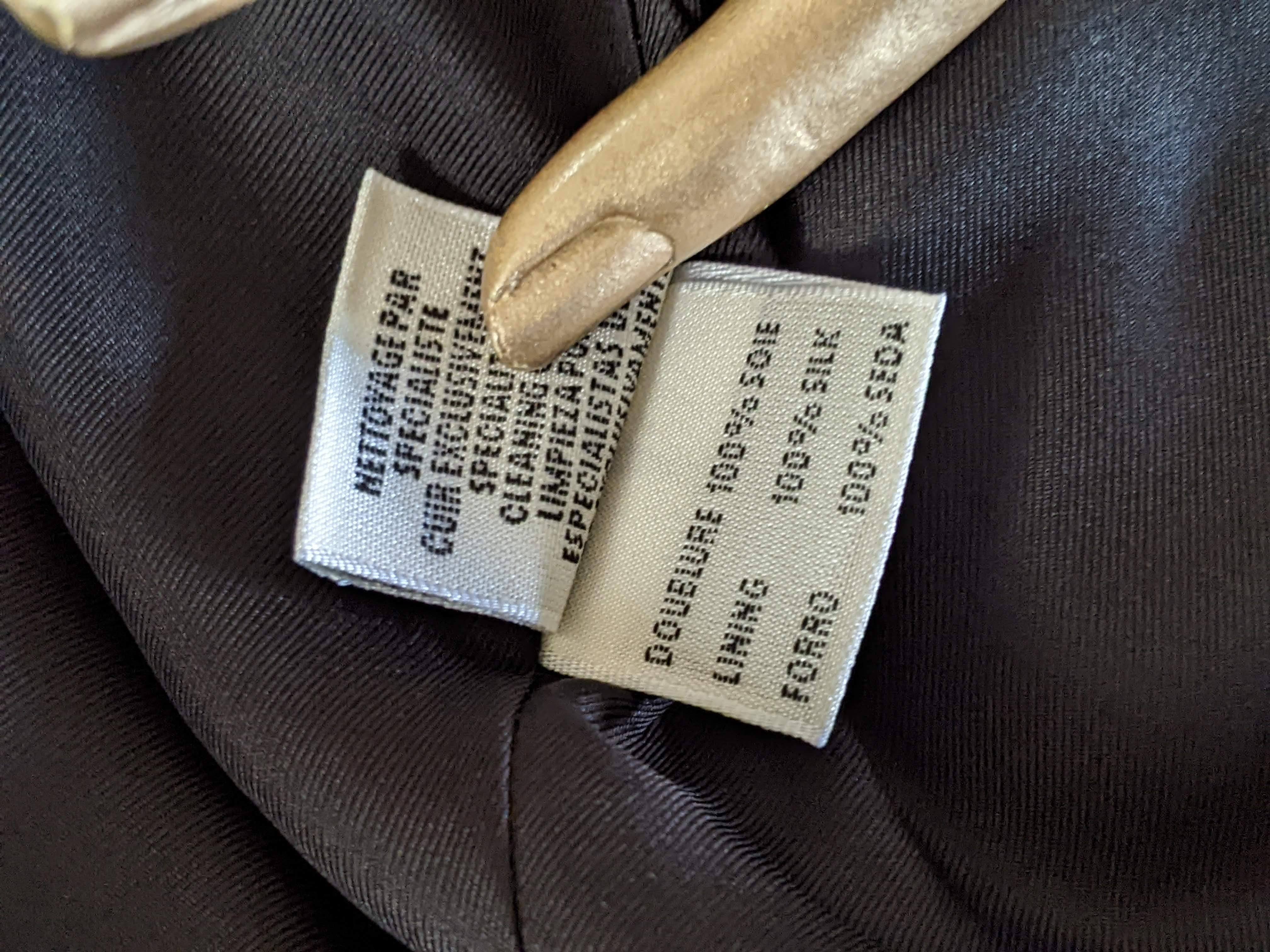 Hermes Black Smooth Velvet with Lambskin Details Women's Jacket Sz42