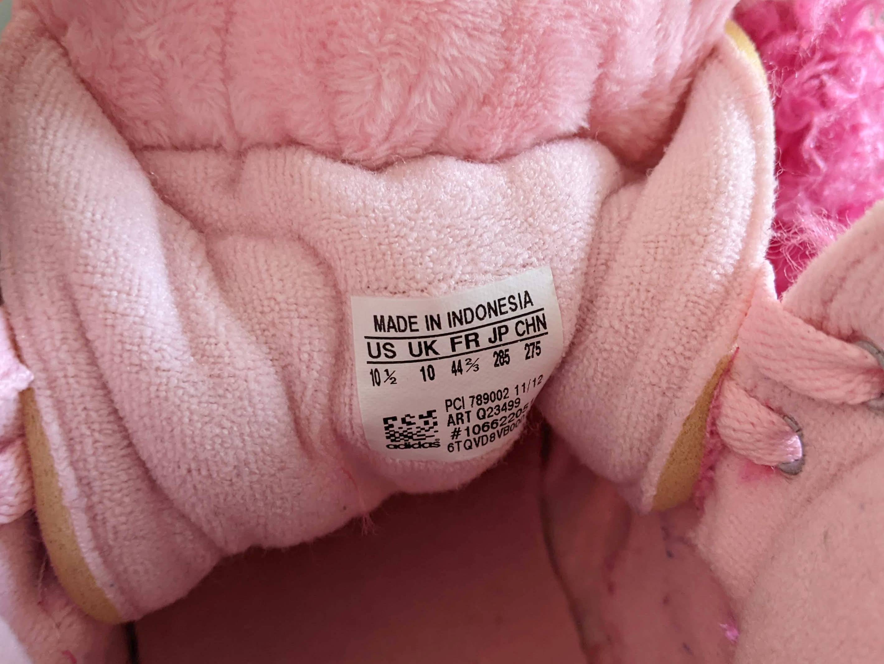 Produits Adidas & Jeremy Scott’s AH 12/13 Pink " Poodle " Trainer Teddy Sneaker Men Shoe Sz44