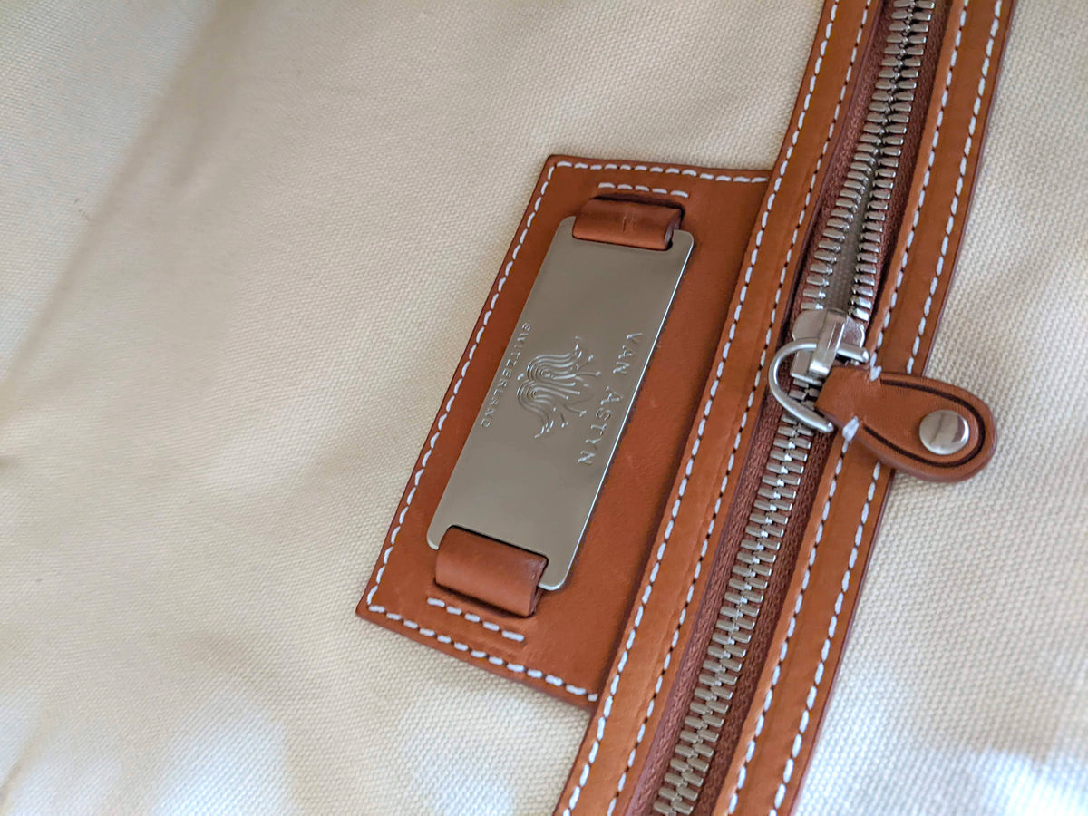 Van Astyn Fauve Calfskin Leather Handbag Bag 30 cm