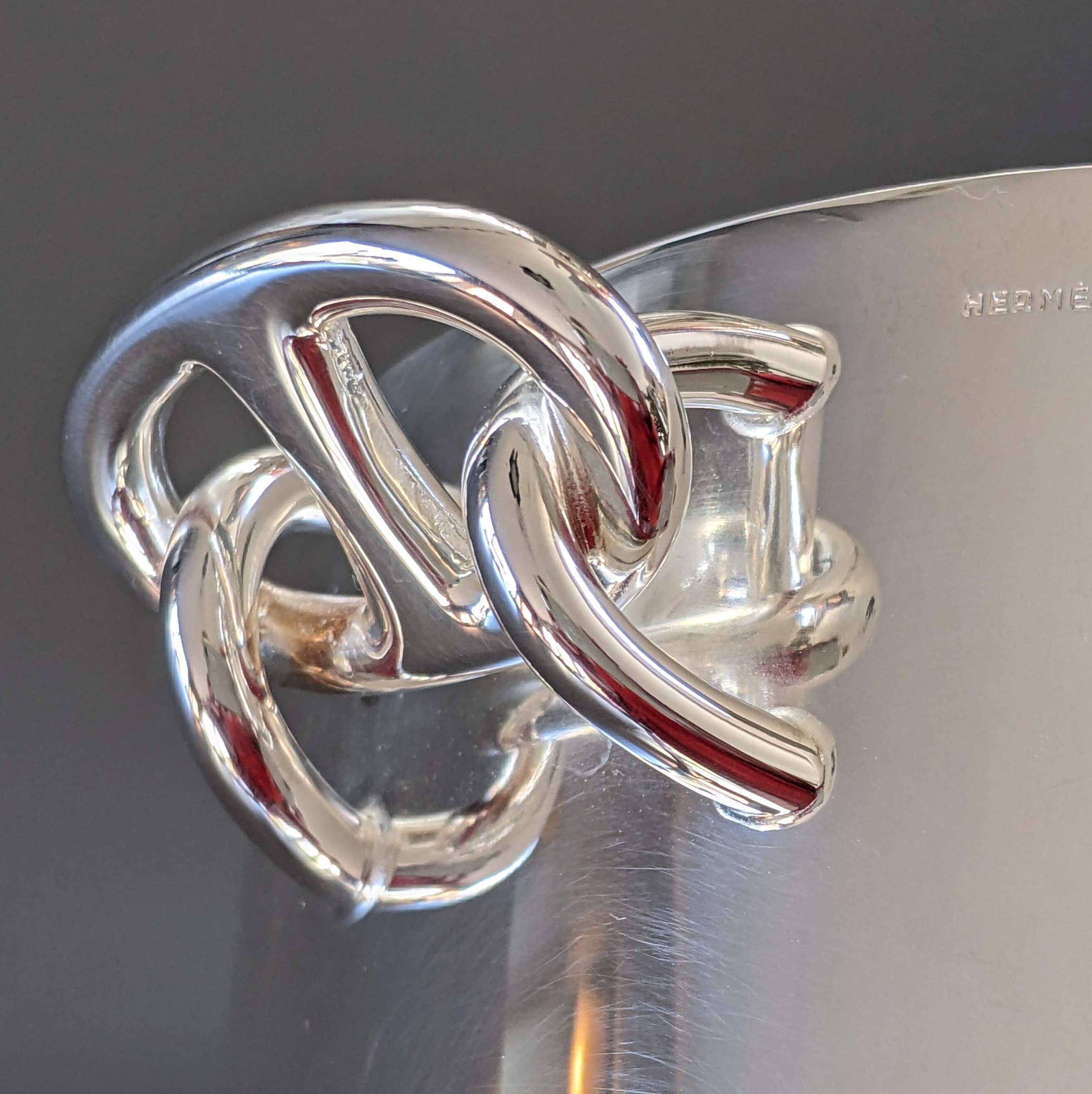 Hermes Silver Plated "Chaine d'Ancre" Ice Bucket, Pristine Condition!