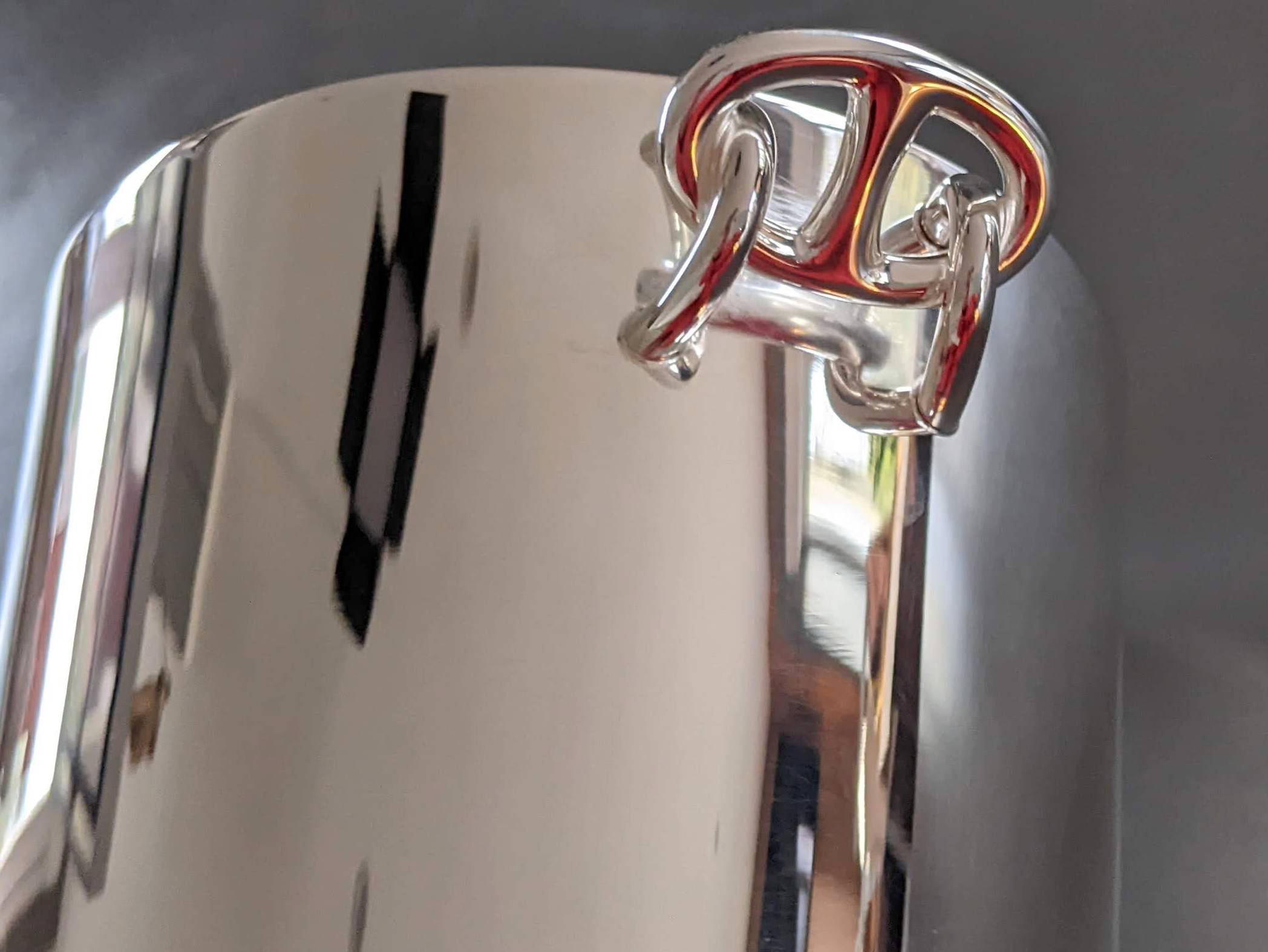 Hermes Silver Plated "Chaine d'Ancre" Ice Bucket, Pristine Condition!