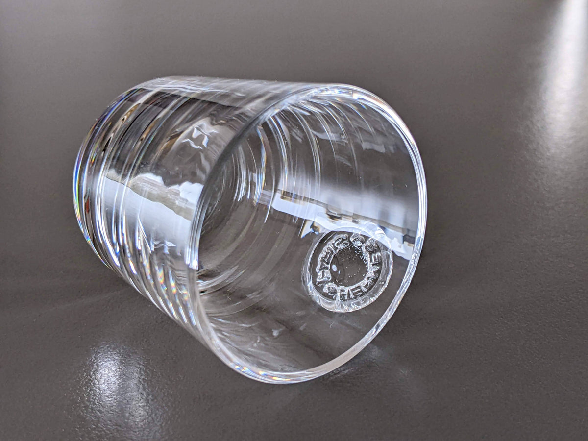 Hermes Clear Crystal "Clou de Selle" Shot Glass Serie Tumbler, Pristine Condition!