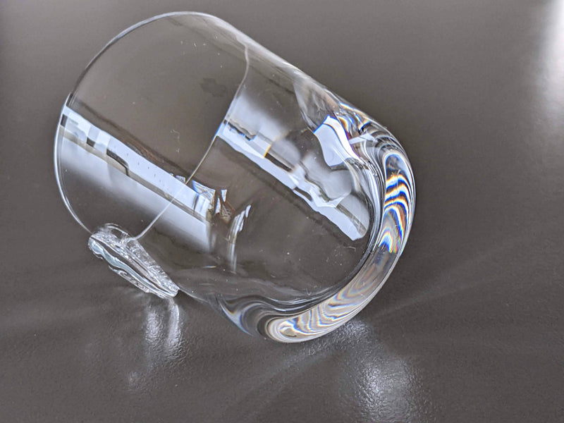 Hermes Clear Crystal "Clou de Selle" Shot Glass Serie Tumbler, Pristine Condition!
