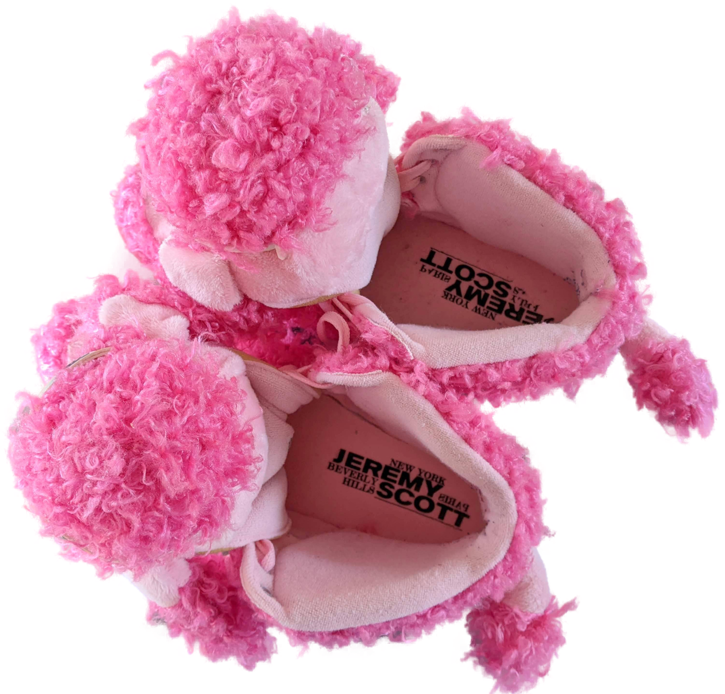 Produits Adidas & Jeremy Scott’s AH 12/13 Pink " Poodle " Trainer Teddy Sneaker Men Shoe Sz44