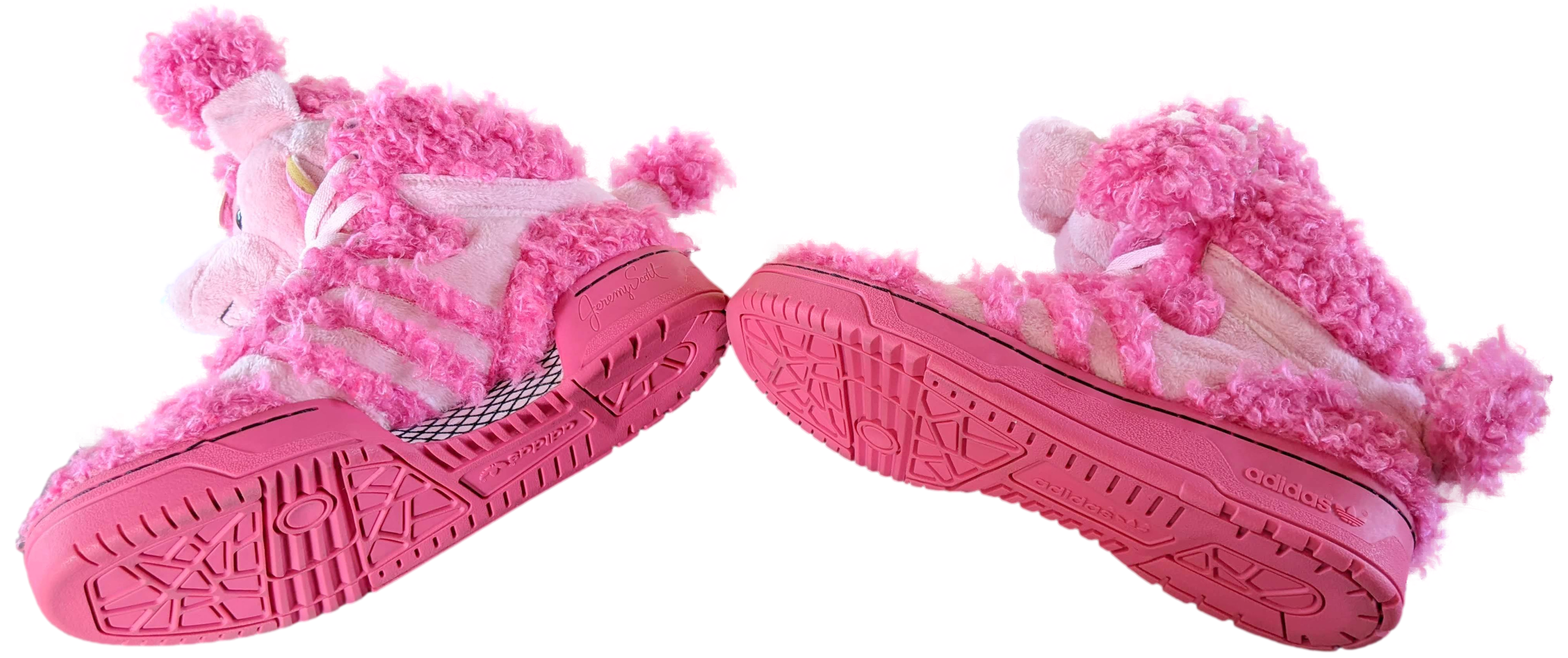 Produits Adidas & Jeremy Scott’s AH 12/13 Pink " Poodle " Trainer Teddy Sneaker Men Shoe Sz44