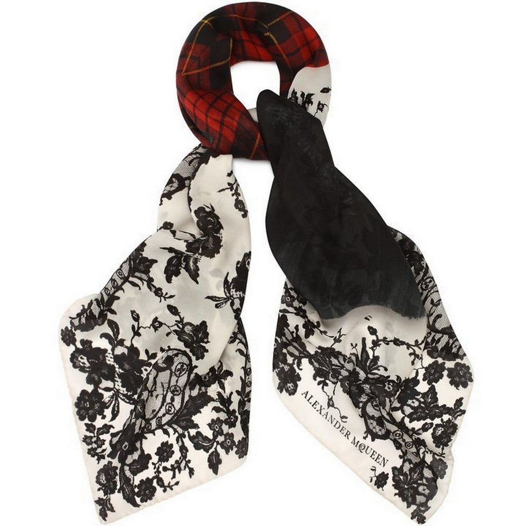 Alexander McQueen Special Issue Limited 100 pc WIDOWS OF CULLODEN Silk Shawl 135cm, NIB! - poupishop