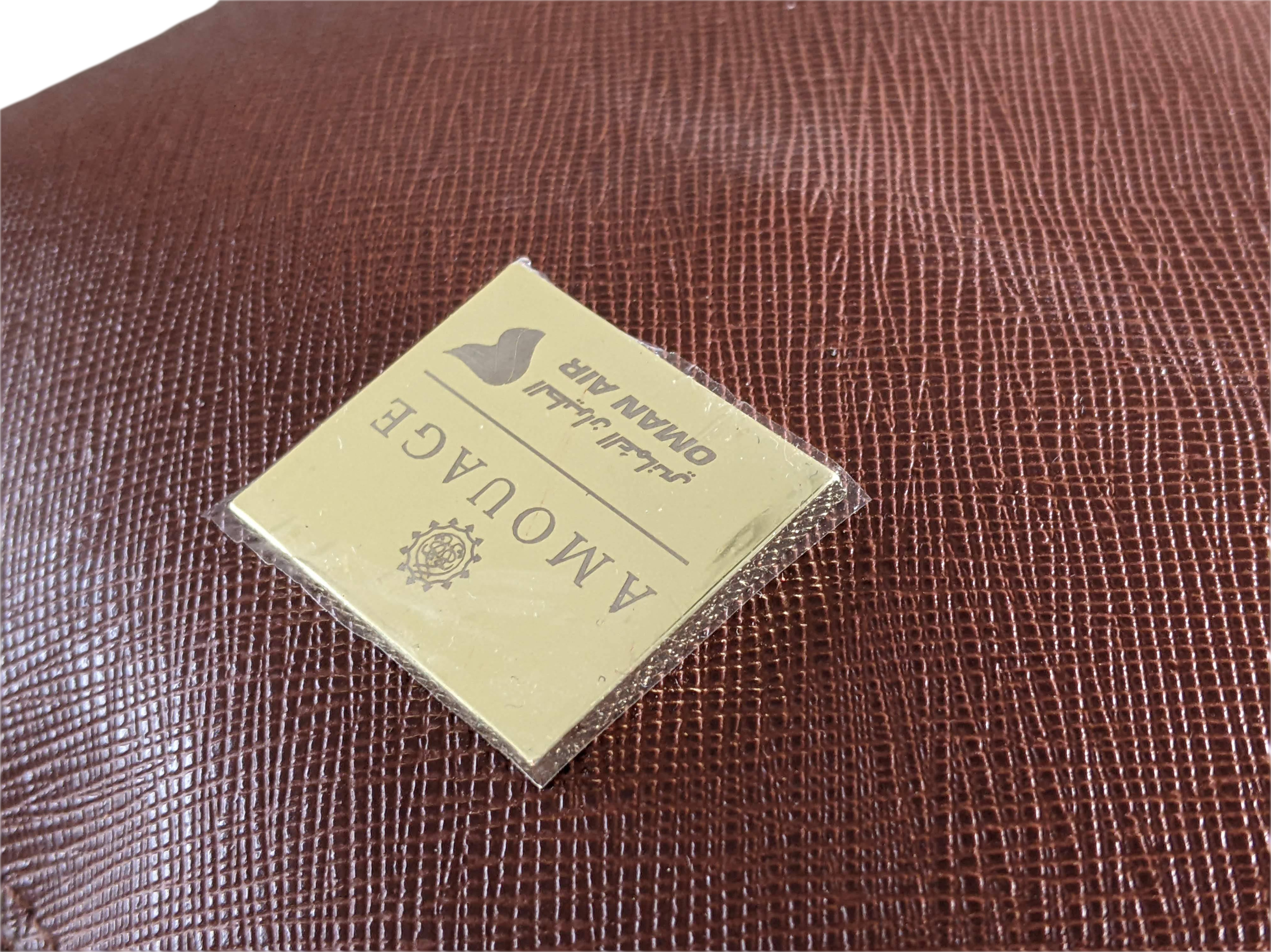 Amouage for Oman Air "Bolide" Zipped Cosmetic Kit Clutch Pochette Bag for VIP First Class only