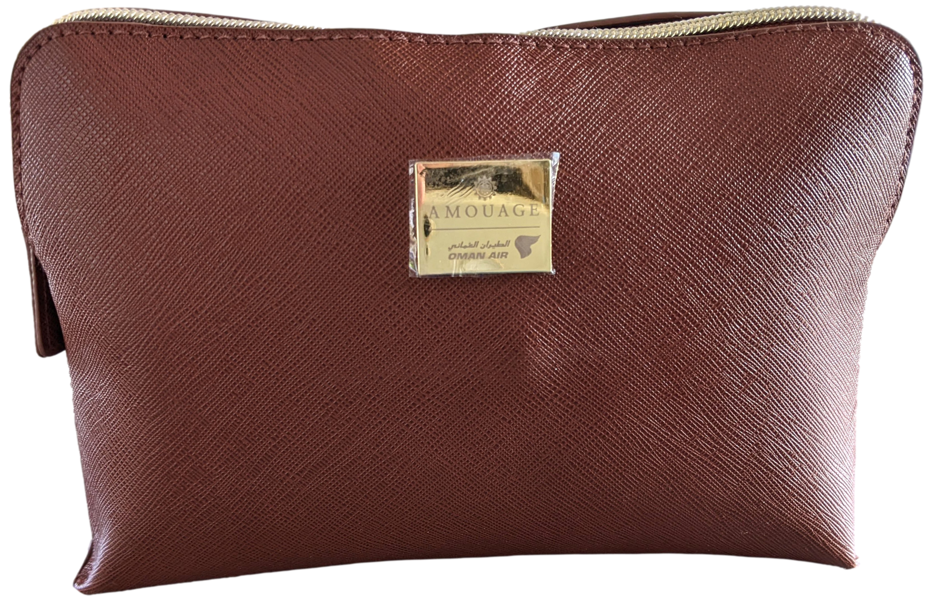Amouage for Oman Air "Bolide" Zipped Cosmetic Kit Clutch Pochette Bag for VIP First Class only