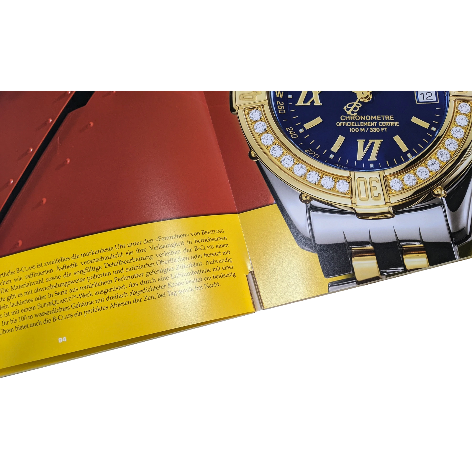 Catalogue Breitling Novembre 2002 "Instruments For Professionals" - Édition Française, Très Bon état