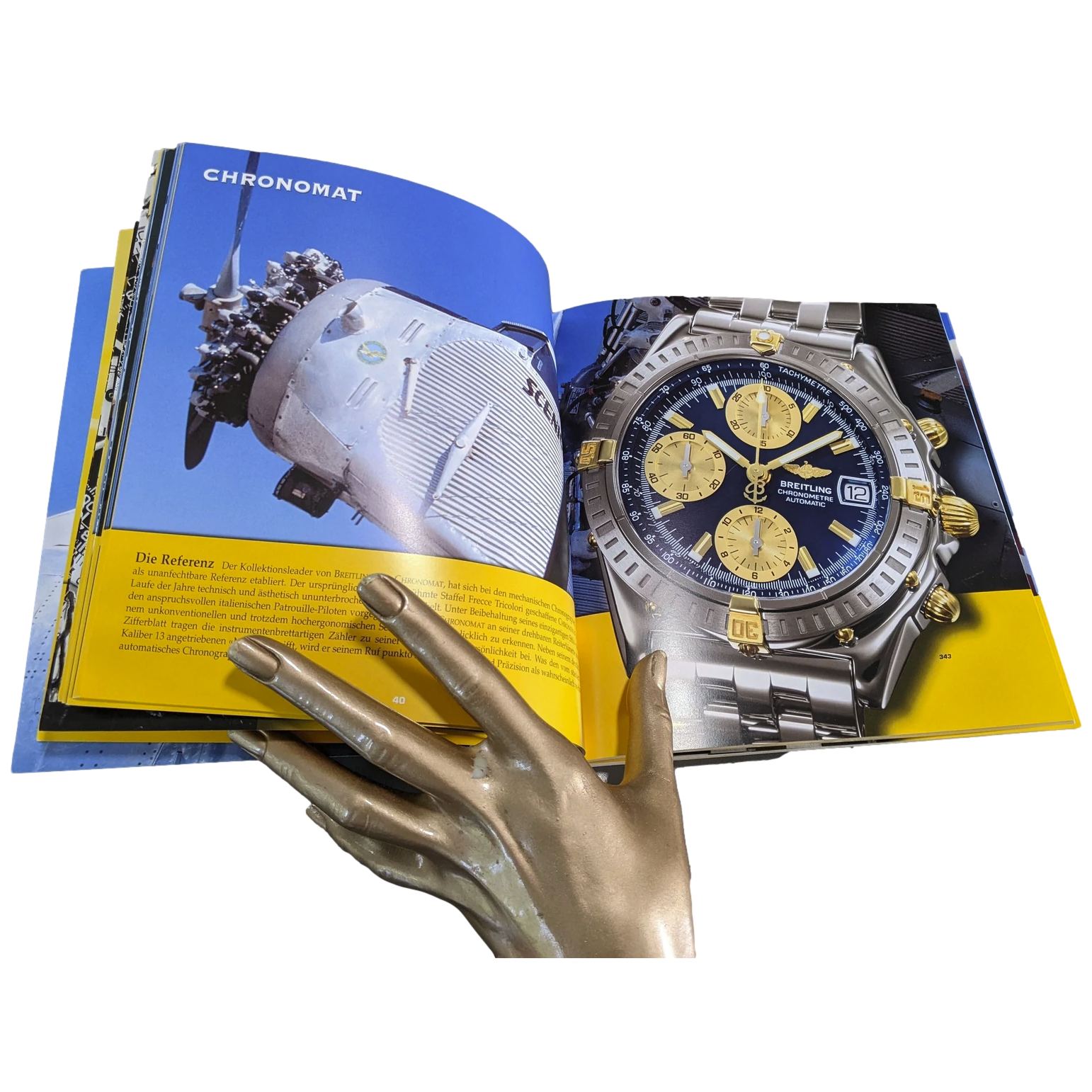 Breitling 1884 2002/2003 "1301" Chronolog 03 Catalogue for Professional Watches Resellers with Prices