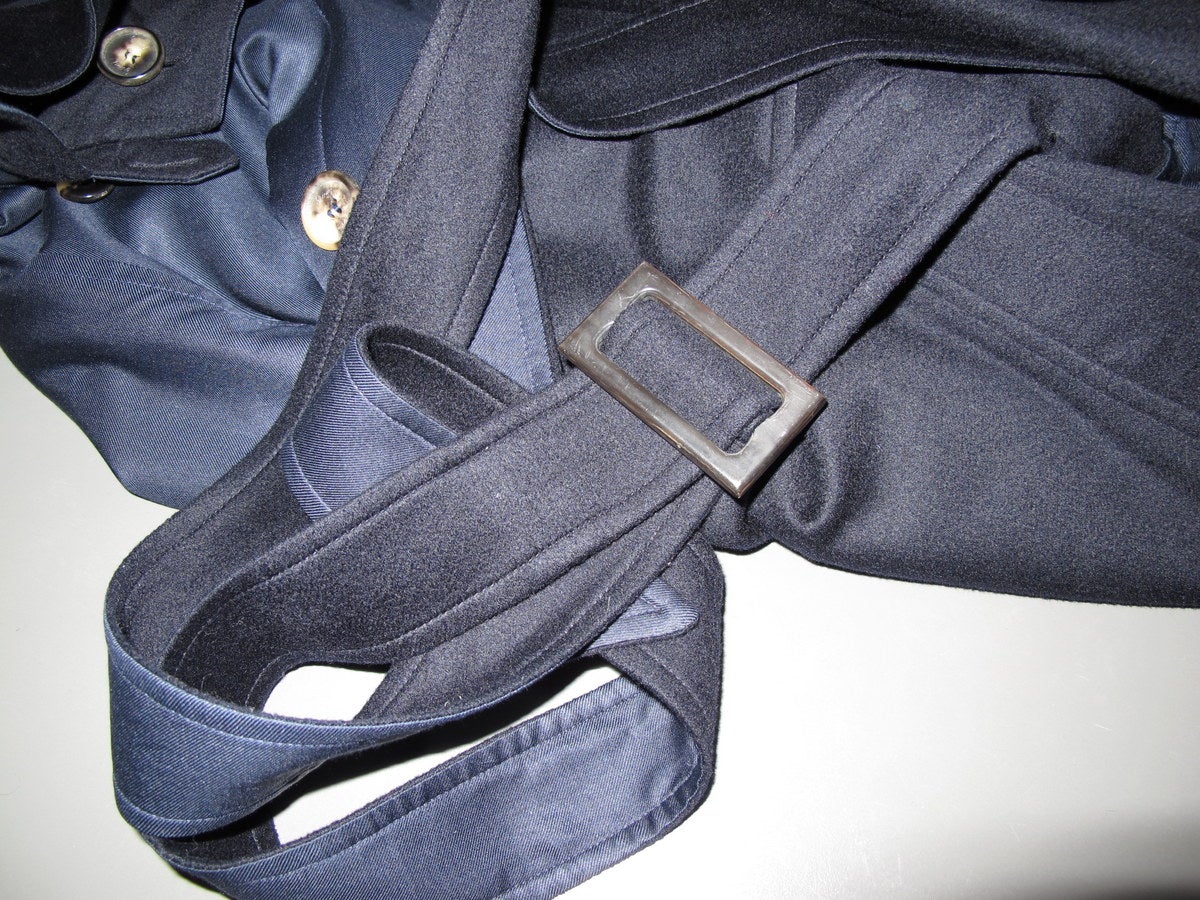 Brioni Men's Navy 100% Cashmere/100% Silk REVERSIBLE Coat Sz48, Pur Luxe! - poupishop