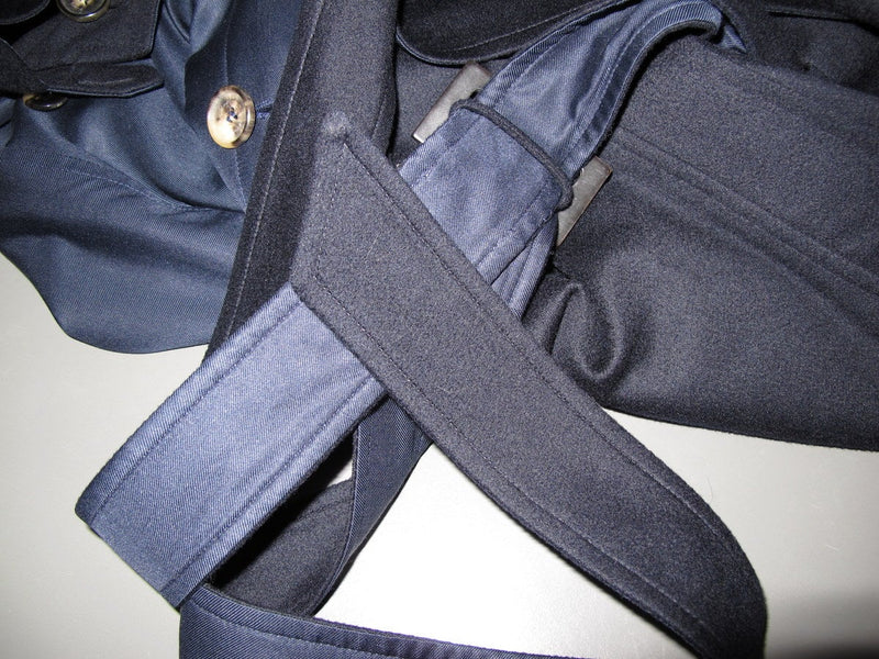 Brioni Men's Navy 100% Cashmere/100% Silk REVERSIBLE Coat Sz48, Pur Luxe! - poupishop