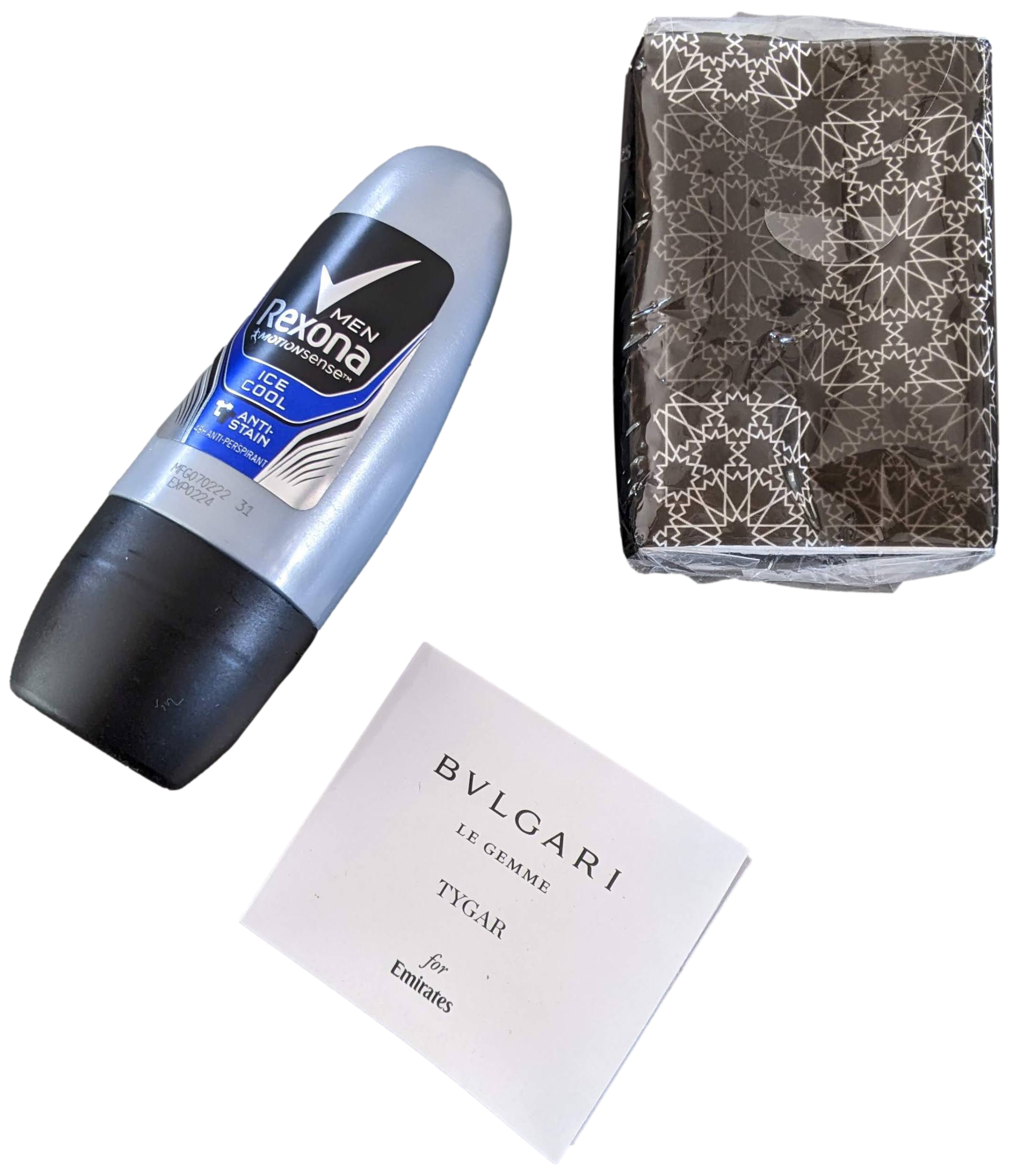 Bulgari for Emirates Zipped Cosmetic Kit Clutch Pochette Bag for VIP First Class only