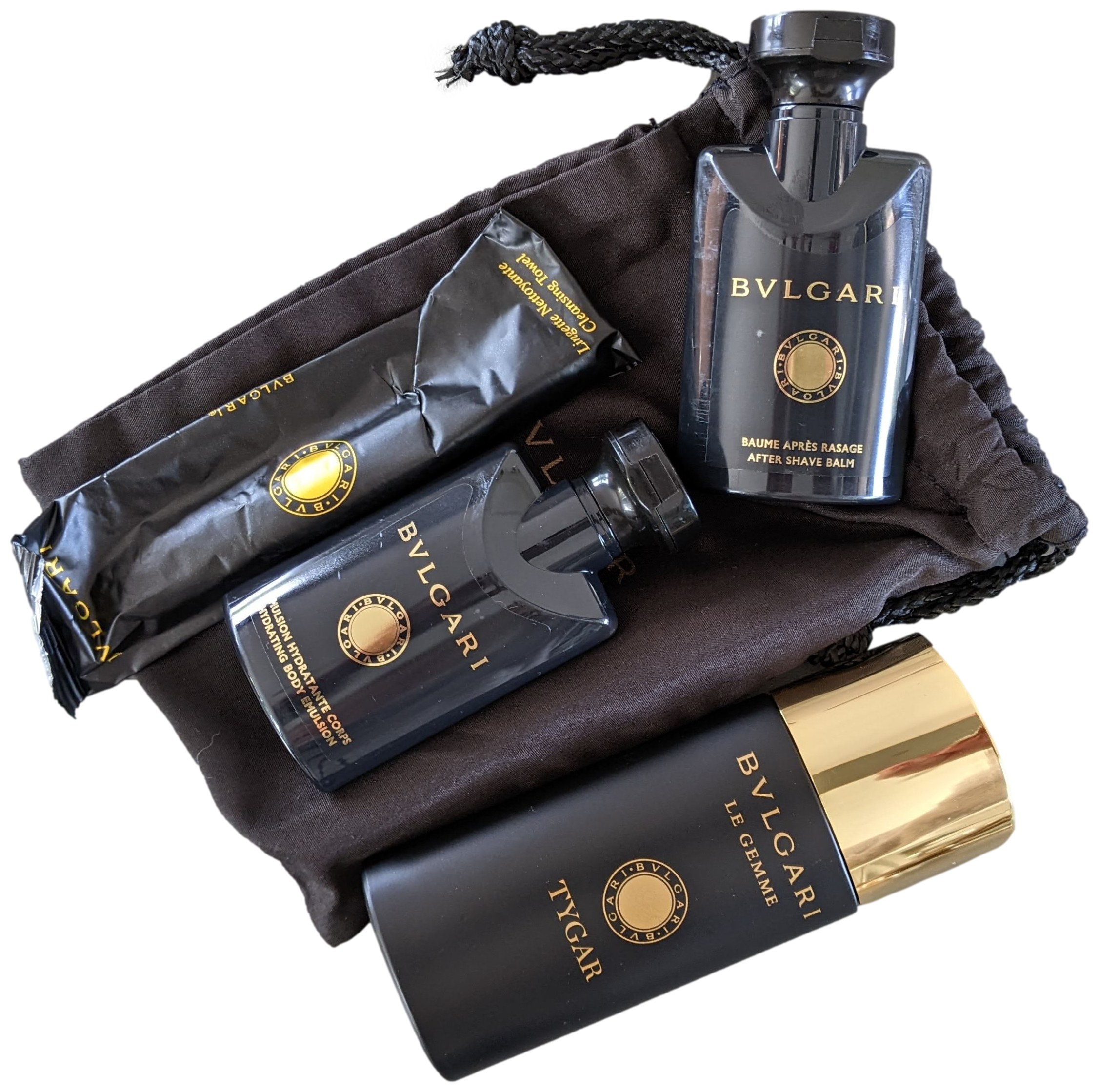 Bulgari for Emirates Zipped Cosmetic Kit Clutch Pochette Bag for VIP First Class only