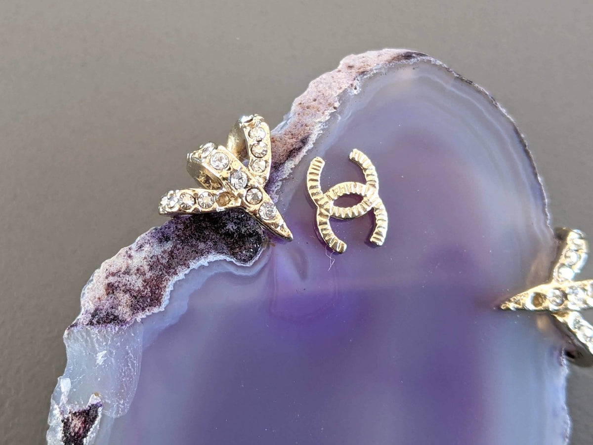 Chanel 2012 Incredible Large Mineral Purple AGATE Stone Brooch - poupishop