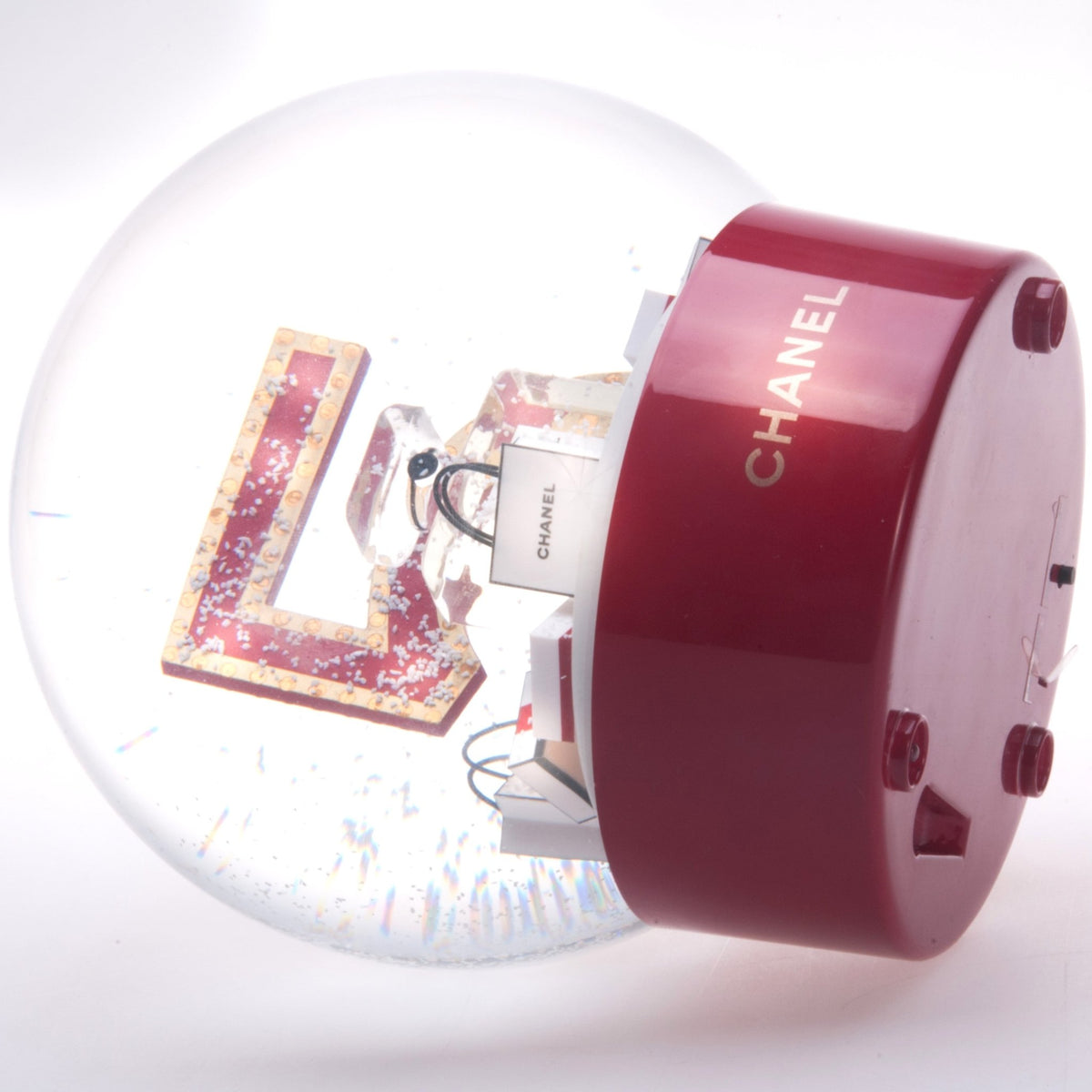 Chanel 5 Gigantic USB Rechargeable Snowball Globe, NIB! - poupishop