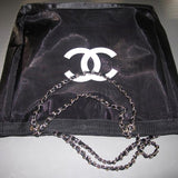 Chanel Black Logo Grand Shopping Bag Vip, New! - poupishop