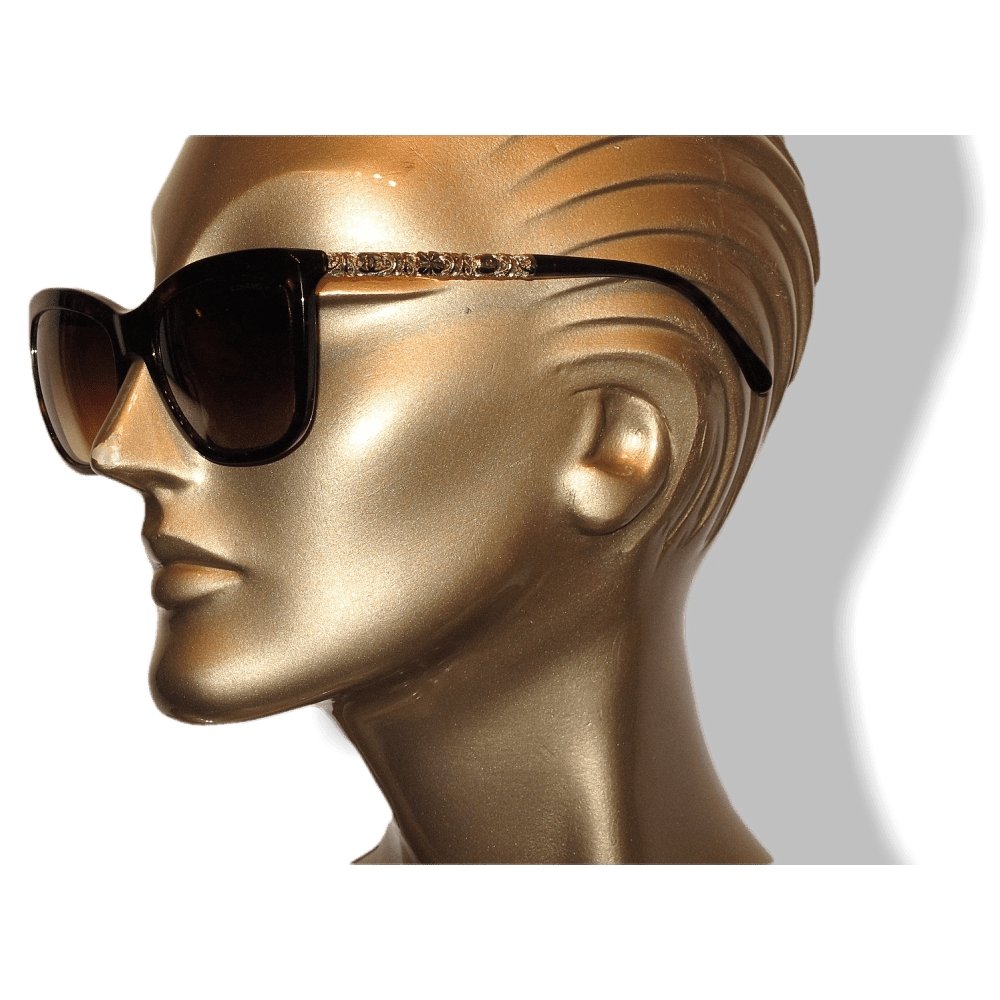 Chanel Filigreed Frames 3 Symbols Women Sunglasses in Cases, NIB! - poupishop