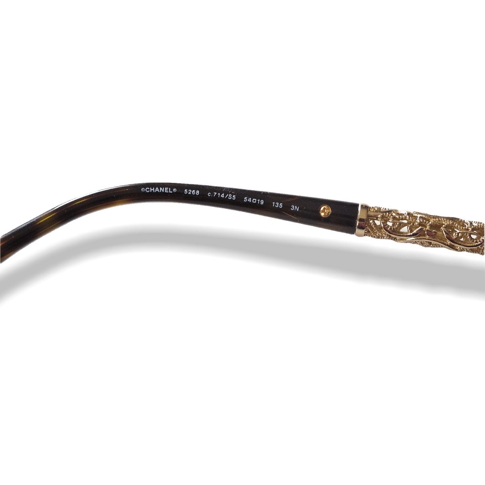 Chanel Filigreed Frames 3 Symbols Women Sunglasses in Cases, NIB! - poupishop