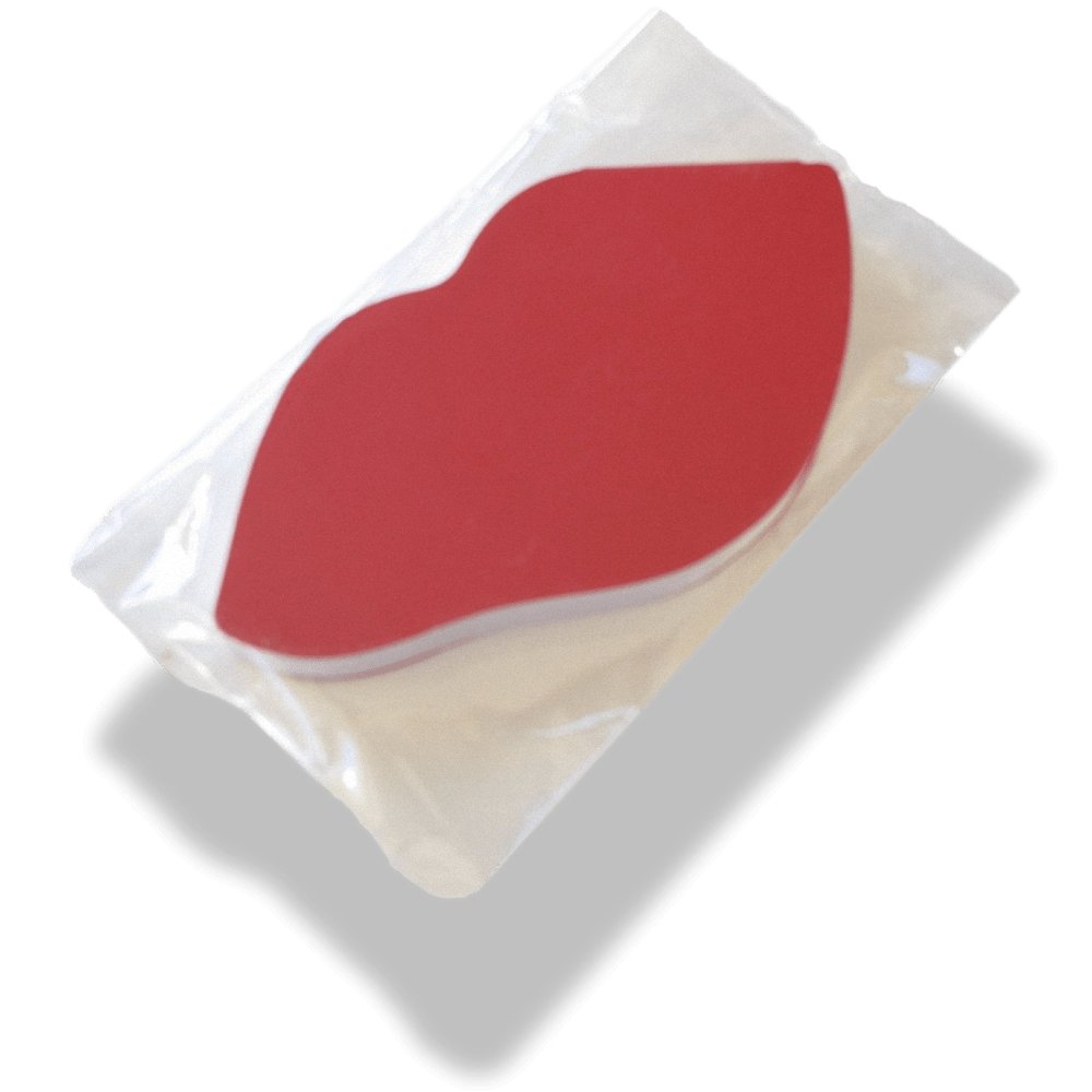 Chanel Huge Red Lips Vip Block of Post-It, New! - poupishop