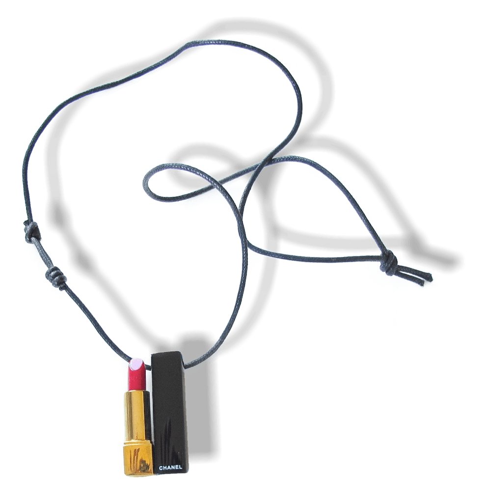 Chanel Lipstick Necklace Vip, New! - poupishop