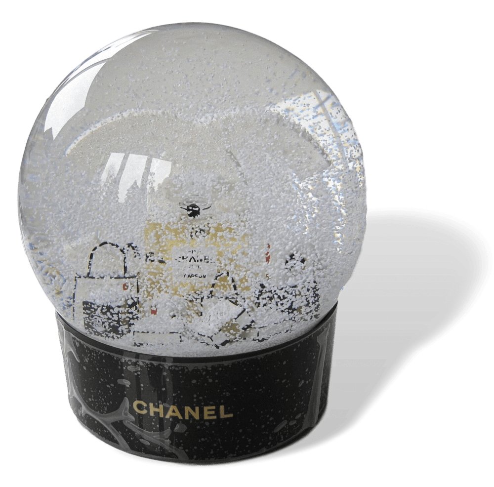 Chanel N° 5 2019 Gigantic USB Rechargeable Battery Snowball VIP Globe, NIB - poupishop