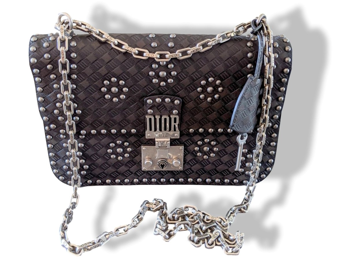 Dioraddict leather handbag Dior Black in Leather - 35130297