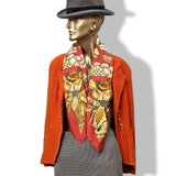 Christian Dior Boutique Orange Bouclette of Wool Jacket Sz40 - poupishop