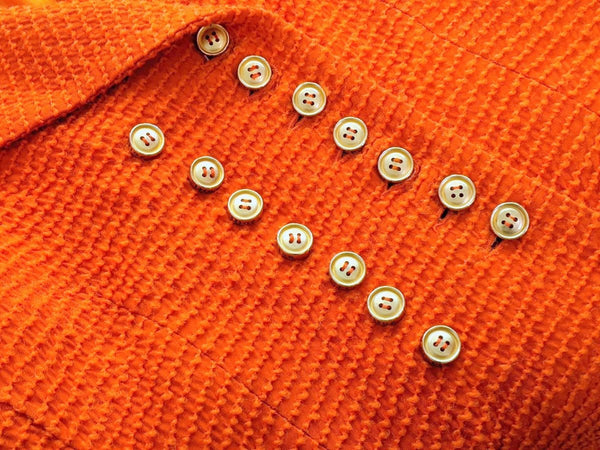 Christian Dior Boutique Orange Bouclette of Wool Jacket Sz40 - poupishop
