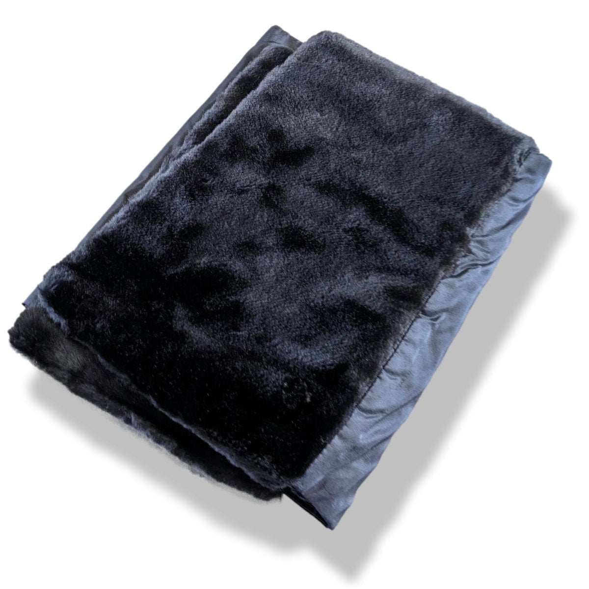 Christian Dior Noir Opera Etole Satin of Silk and Faux Fur, Mint! - poupishop