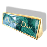 Christian Dior Vintage Boutique Objet of Decoration in Porcelain Malachite Hand Painted, Rare! - poupishop